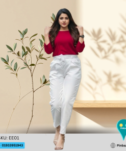Alternative view of মেয়েদের ফর্মাল প্যান্ট ৩ পিস কম্বো প্যাক EE902